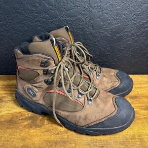 REI Monarch Gore-Tex Hiking Boots Mens 11 Brown Leather Waterproof Vibram